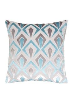 Matalan Blue Diamond Velvet Cushion £18