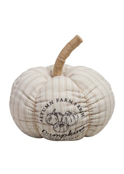 Matalan Linen Blend Pumpkin Shaped Cushion £13