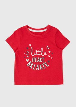 Matalan Kids Little Heartbreaker Tee &pound;3