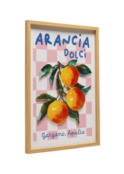 Matalan Orange Wall Art £12