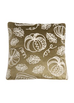 Matalan Pumpkin Velvet Cushion £12
