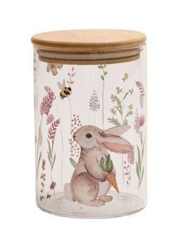 Matalan Rabbit Glass Jar £5