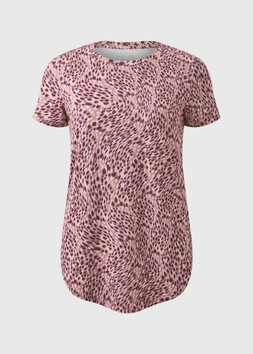 Matalan Rose Leopard Spot Longline T-Shirt £11