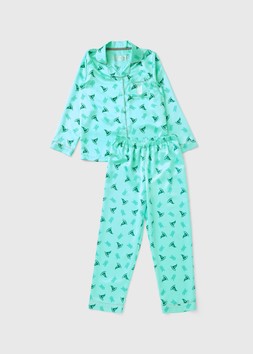 Matalan Wicked Girls Green Elphaba Satin Pyjama Set £15