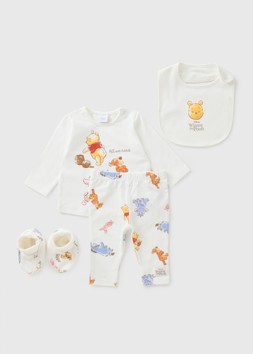 MATALAN WINNIE THE POOH 4PC GIFT SET CREAM £14