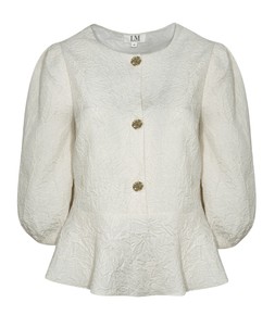 Matalan x LM Vicky Pattison Texture Puff Sleeve Cream £25