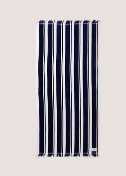 BEACH CO STRIPE NAVY £12