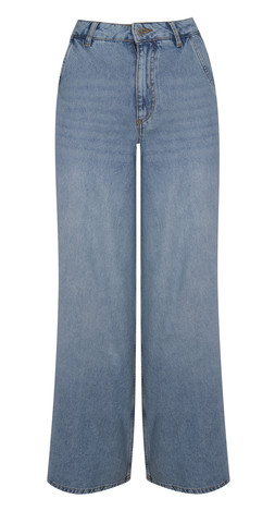 Blue Palazzo Wide Leg Jeans £39.99
