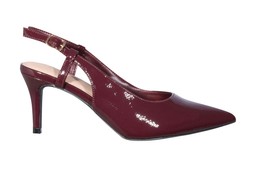 Dark Burgundy Faux Leather Slingback Stiletto Court Shoes £29.99