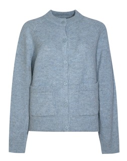 Light Blue Double Pocket Textured Knit Cardigan, £34.99 (924098845)