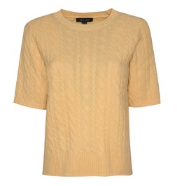 Light Yellow Cable Knit Top, £26.99 (944574788)