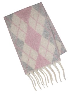 Pink Argyle Heavyweight Scarf, £18.99 (931374179)