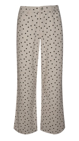 White Denim Polka Dot Wide Leg Jeans, £39.99 (947376019)