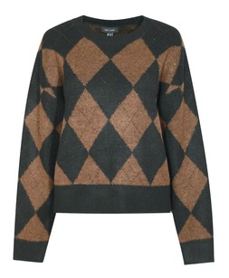 Black Embellished Argyle Knit Jumper, £35.99 (936195109)
