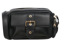 Black Faux Leather Pocket Detail Crossbody Bag £24.99 (923616101)