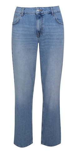 Blue Anica Straight Leg Jeans, New Look, £34.99 (931324445)