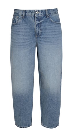 Blue Ankle Grazer Barrel Leg Jeans £34.99 (922365040)