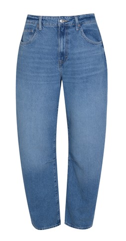 Blue Ankle Grazer Barrel Leg Jeans, £34.99 (922365040)