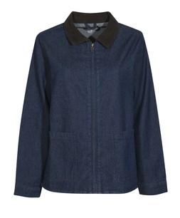 Blue Contrast Collar Denim Barn Jacket €64.99 £49.99 922332840