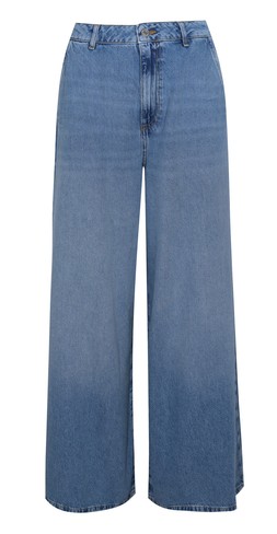 Blue Palazzo Wide Leg Jeans £39.99 (931350240)