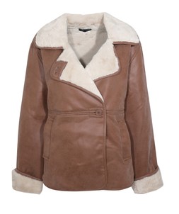 Brown Contrast Trim Bonded Jacket, £64.99 (929516718)