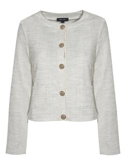 Cream Metallic Boucle Crew Neck Cardigan €20.00 £15 - 925833913