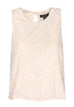 Cream Sequin Sleeveless Top, £27.99 (941218013)