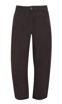 Dark Brown Barrel Leg Jeans, £39.99 (913614627)