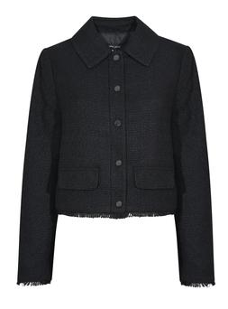 New Look Black Boucle Cropped Jacket £54.99, €69.99