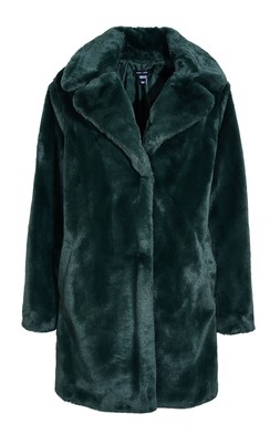 New Look Dark Green Faux Fur Coat £69.99, €89.99