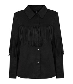 New Look Fringed Suedette Shacket £49.99, €64.99