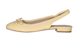 New Look Light Yellow Faux Leather Slingback Flats £22.99