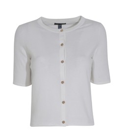 New Look Off White Short Sleeve Cardigan £26.99