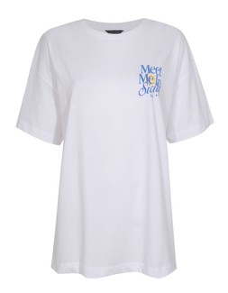 New Look White Meet Me In Sicily Print Oversized T-Shirt £15.99 (Front)