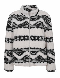 Off White Abstract Print Fleece Jacket €52.99 £42.99 899469211