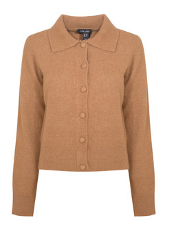 Tan Midweight Knit Collared Cardigan, £28.99 (930968718)