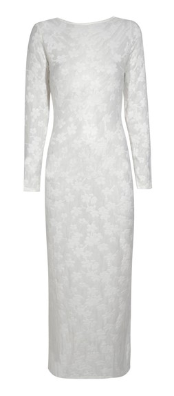 White Floral Devore Cowl Back Maxi Dress €49.99 £37.99 919992010