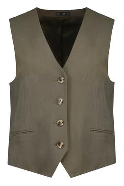 Khaki Supersoft Co Ord Waistcoat