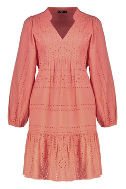 Coral Sadie Midi Dress