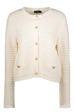 Cream Button Up Cardigan