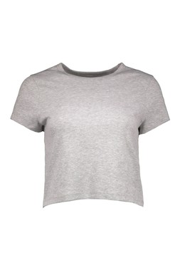 Grey Baby Tee