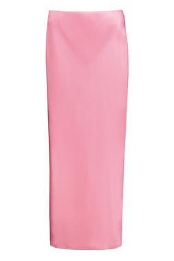 Pink Side Split Skirt