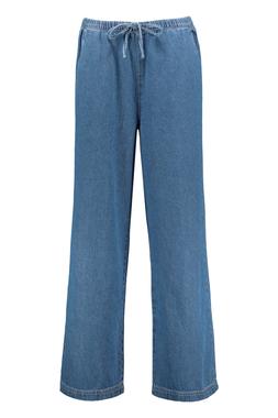 Blue Pull On Denim Trouser