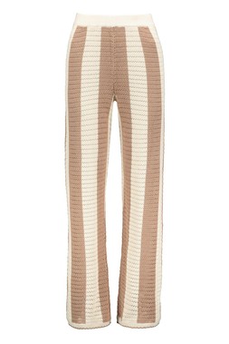 Neutral Polo Stripe Trouser