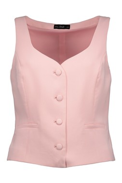Pink Occasionwear Waistcoat