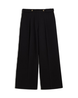 Black Super Wide Leg Trouser