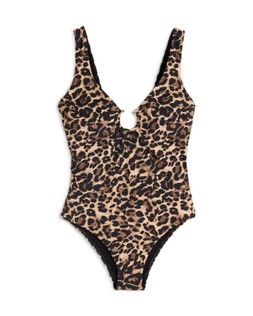 Brown Leopard Swimsuit