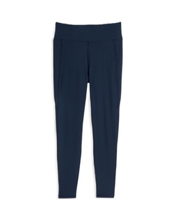 Navy Ribbed Legging