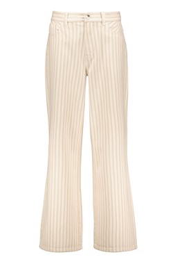 Neutral Stripe Wide Leg Co Ord Jean