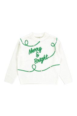 Kids Cream Merry & Bright Jumper